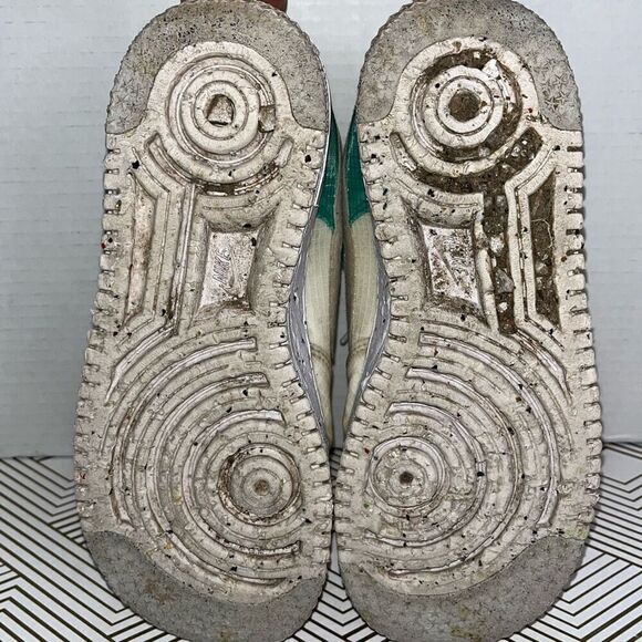 Nike Women’s Size 7.5 Air Force 1 Crater M2Z2 White Dynamic Turquoise Sneakers - Picture 7 of 8